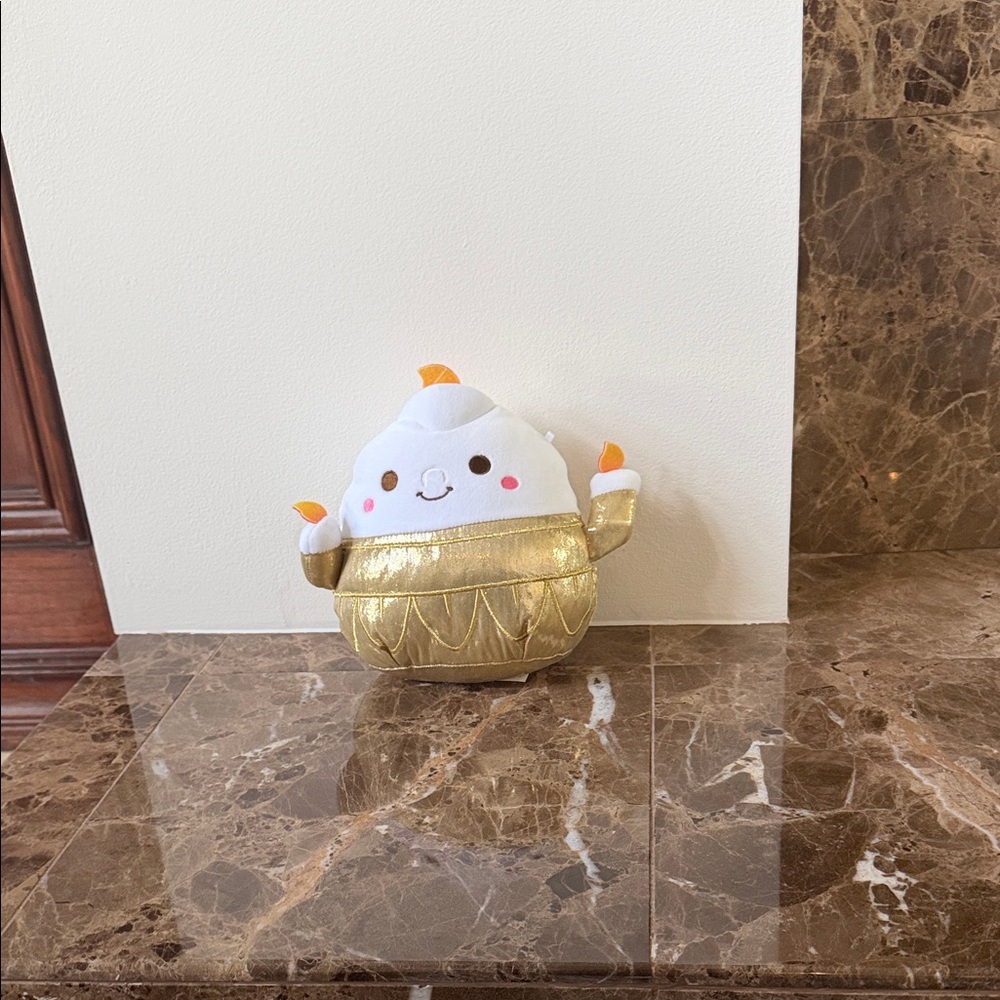 Disney Gold and White Plush